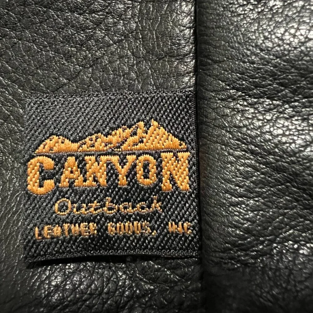 Ohio State‎ Canyon Outback Leather Messenger Briefcase Black Embossed Buckeyes